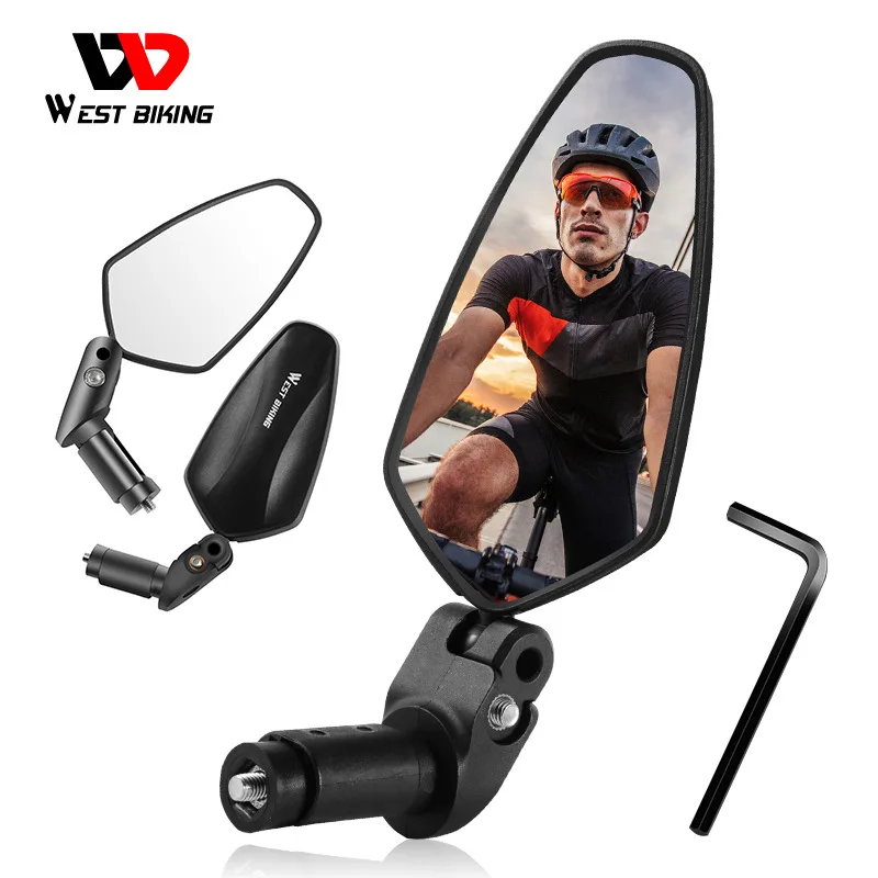 Popular Bicycle Mirror Wide Range Bike Rear View Mirror Cycling Accessories Rotate Bike Mirror For E-bike Scooter Motorcycle
Popular Bicycle Mirror Wide Range Bike Rear View Mirror Cycling Accessories Rotate Bike Mirror For E-bike Scooter Motorcycle