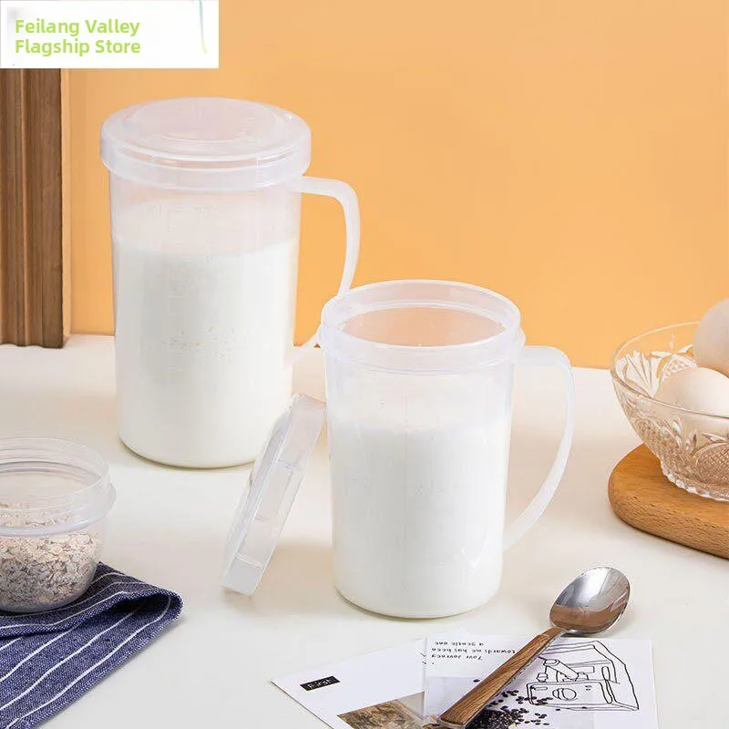 Large Heat Resistant Plastic Milk Cup for Microwave Oven with Scale Baby Hot Milk Cup with Lid Simple Design Special Utensil
Large Heat Resistant Plastic Milk Cup for Microwave Oven with Scale Baby Hot Milk Cup with Lid Simple Design Special Utensil