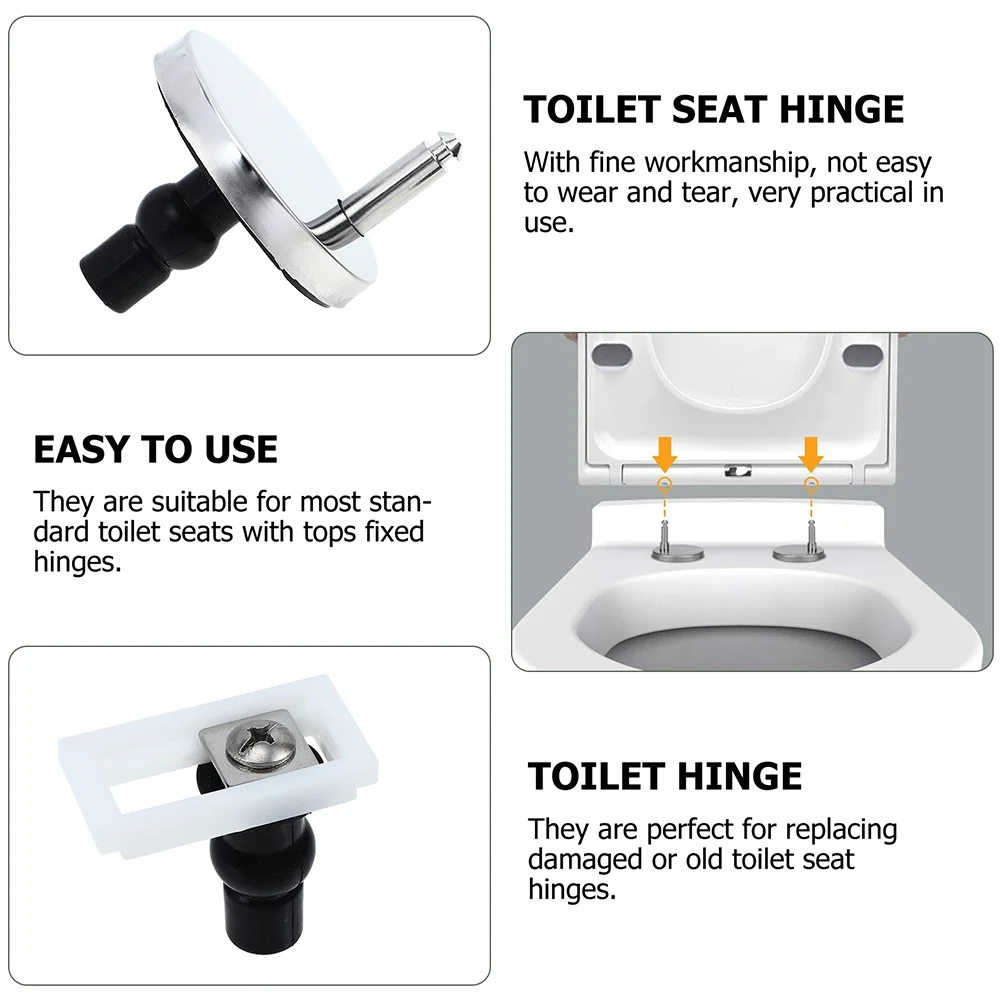 Toilet Accessories Cover Screw Bolts Seat Hinges Screws Fastener Metal Installation Supplies 
Toilet Accessories Cover Screw Bolts Seat Hinges Screws Fastener Metal Installation Supplies