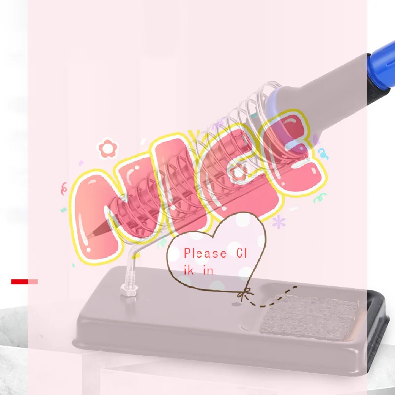 【BA】Soldering Iron Stand Portable Holder Soldering Tin Stand with Welding Cleaning Sponge Electric Soldering Iron Accessories
【BA】Soldering Iron Stand Portable Holder Soldering Tin Stand with Welding Cleaning Sponge Electric Soldering Iron Accessories