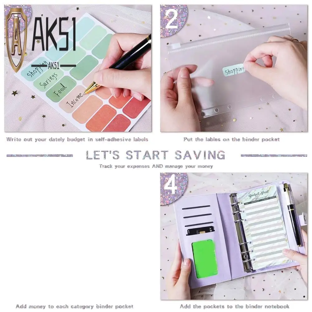 AK51-A6 Money Organizer For A6 Cash Budget Binde Budget Planner Binder With Zipper Envelopes Cash Envelopes For Budgeting
AK51-A6 Money Organizer For A6 Cash Budget Binde Budget Planner Binder With Zipper Envelopes Cash Envelopes For Budgeting