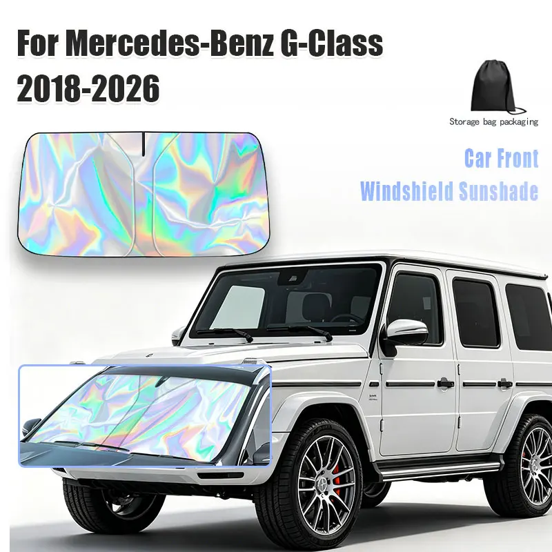 For Mercedes-Benz G-Class 2018-2026 Car Windshield Sunshade Cover Front Window Sun Shade Visor Auto Interior UV Protection
For Mercedes-Benz G-Class 2018-2026 Car Windshield Sunshade Cover Front Window Sun Shade Visor Auto Interior UV Protection