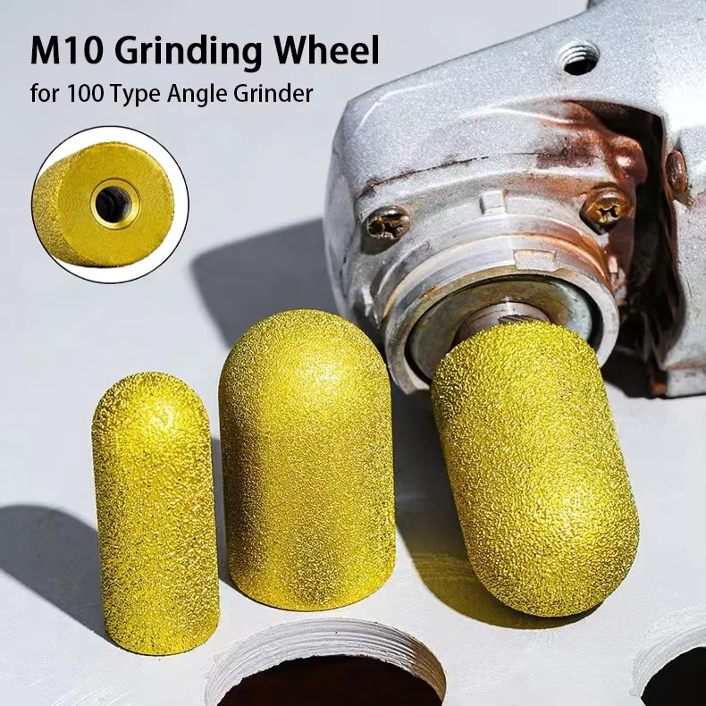 M10 Diamond Brazed Backwater Grinding Wheel Finger Bit Milling Cutter Trimming Abrasive Round Head for Dressing Quartz Stone
M10 Diamond Brazed Backwater Grinding Wheel Finger Bit Milling Cutter Trimming Abrasive Round Head for Dressing Quartz Stone