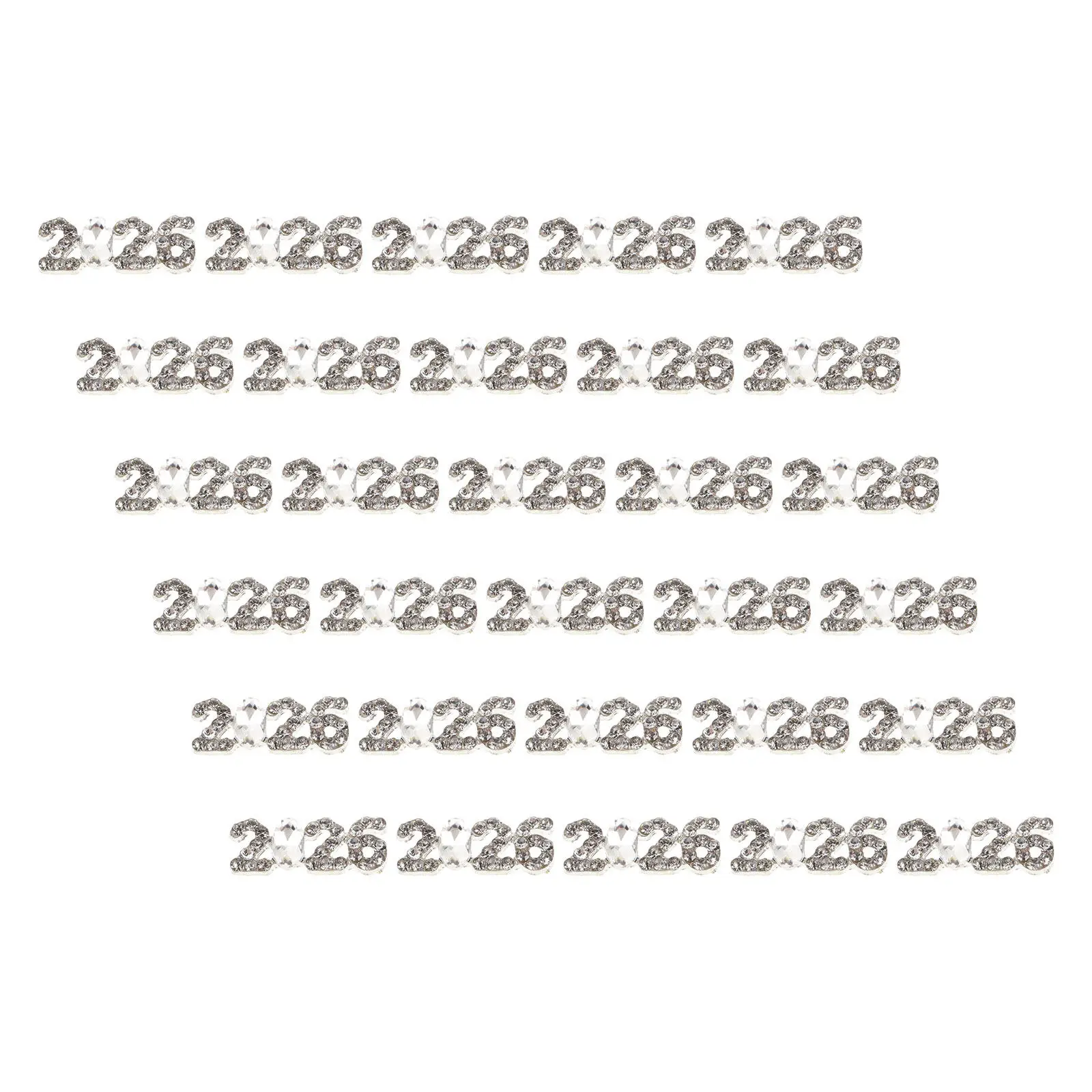 40 шт. Декоративные стразы-цифры для ногтей, дизайн 2026, прочные, устойчивые к выцветанию, с плоским основанием, аксессуары для маникюра, гламурные украшения для ногтей
40 шт. Декоративные стразы-цифры для ногтей, дизайн 2026, прочные, устойчивые к выцветанию, с плоским основанием, аксессуары для маникюра, гламурные украшения для ногтей