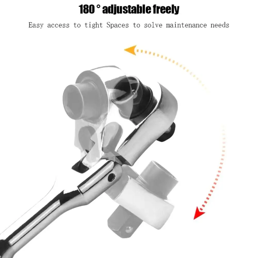 Portable Round Handle 2 in 1 Ratchet Wrench 1/4 Inch Double Ended Mini Wrench 72 Teeth Cr-V Quick Spanner Tool Home
Portable Round Handle 2 in 1 Ratchet Wrench 1/4 Inch Double Ended Mini Wrench 72 Teeth Cr-V Quick Spanner Tool Home