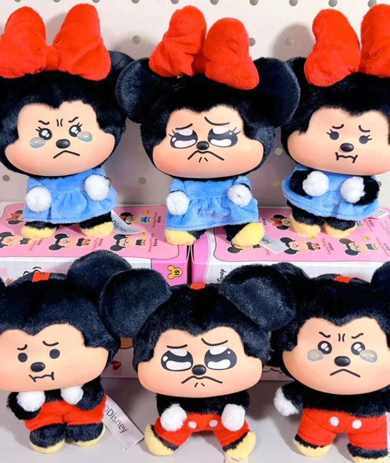 Коллекционная мягкая виниловая фигурка Disney Mickey Minnie Sad Mood Series: милый брелок-талисман для сумки, декоративная эмоциональная кукла (слепая коробка)
Коллекционная мягкая виниловая фигурка Disney Mickey Minnie Sad Mood Series: милый брелок-талисман для сумки, декоративная эмоциональная кукла (слепая коробка)
