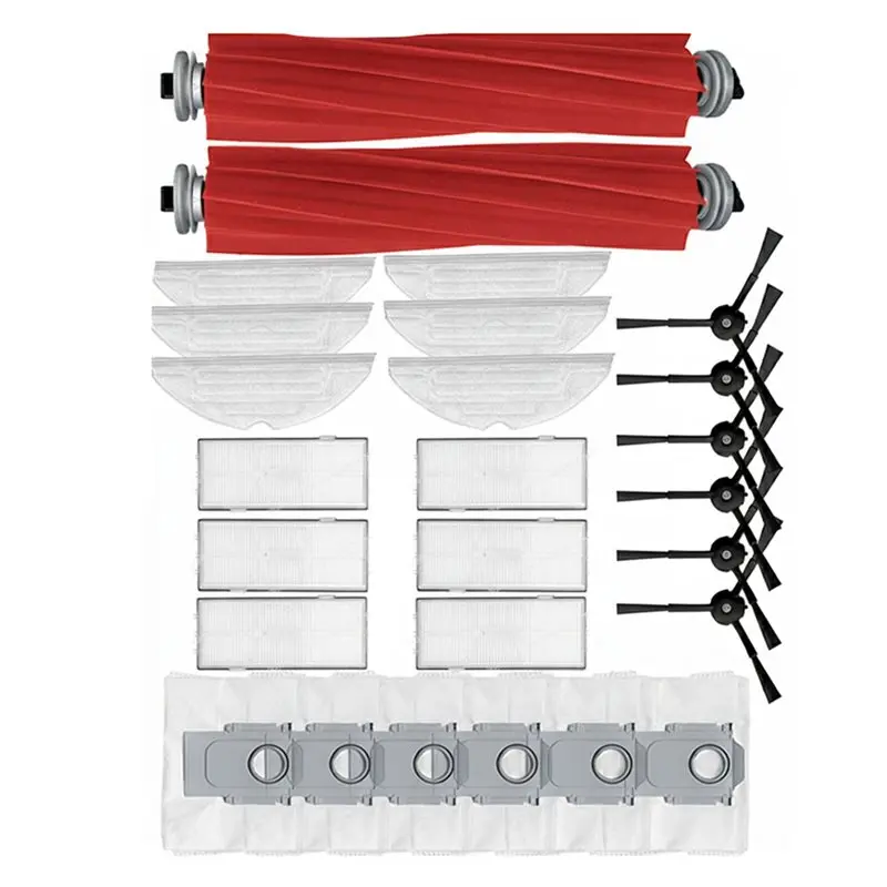 Для Roborock S7 Max Ultra Q100TSC основная боковая щетка Hepa фильтр швабра тканевые мешки для пыли аксессуары запасные части
Для Roborock S7 Max Ultra Q100TSC основная боковая щетка Hepa фильтр швабра тканевые мешки для пыли аксессуары запасные части