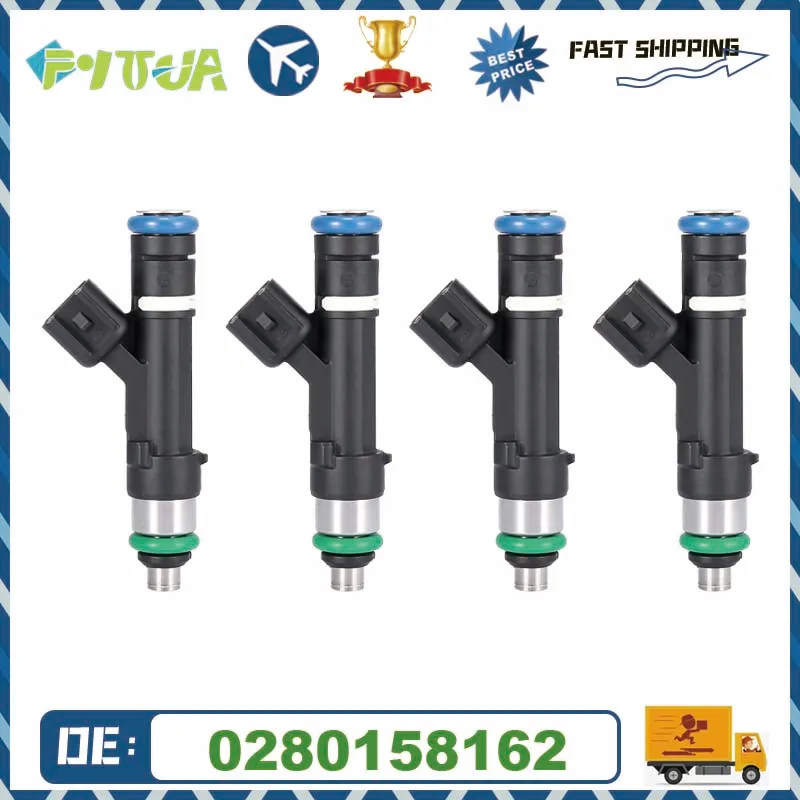 4pcs Fuel injector 0280158162 9E5G-AA For Ford Escape Fusion Lincoln MKZ Mazda Tribute Mercury Mariner Milan 2009-2018 L4 2.5L
4pcs Fuel injector 0280158162 9E5G-AA For Ford Escape Fusion Lincoln MKZ Mazda Tribute Mercury Mariner Milan 2009-2018 L4 2.5L