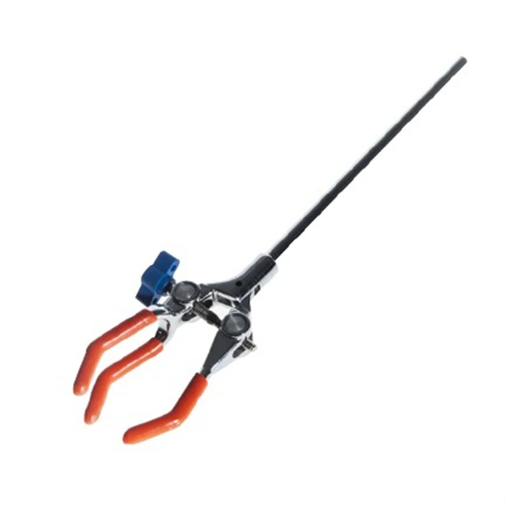 Single Adjustment Three Prong Extension Flask Clip Clamp Zinc Alloy Material Chemistry Lab Clip Clamp for Stand
Single Adjustment Three Prong Extension Flask Clip Clamp Zinc Alloy Material Chemistry Lab Clip Clamp for Stand