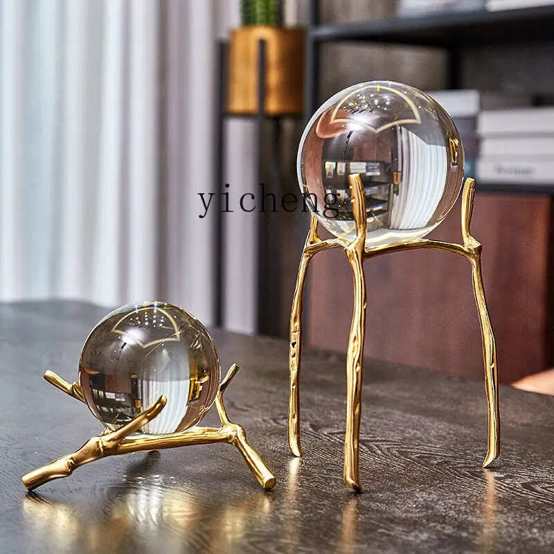 ZK Light Luxury Pure Copper Wealth-Attracting Crystal Ball Ornament for Living Room TV Cabinet Gift Decoration Display
ZK Light Luxury Pure Copper Wealth-Attracting Crystal Ball Ornament for Living Room TV Cabinet Gift Decoration Display