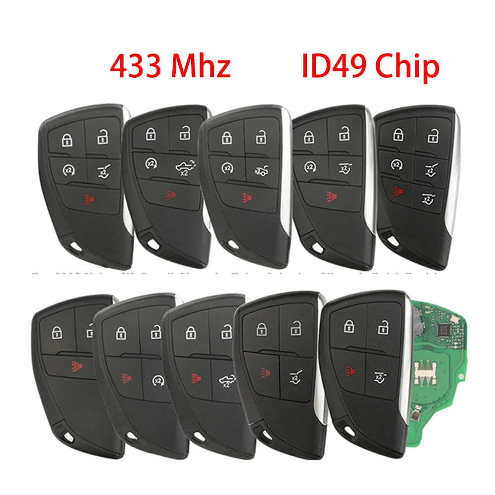 Новый смарт-ключ jingyuqin с чипом ID49 433 МГц для автомобилей Buick Envision, GMC Yukon, Chevrolet Tahoe, Suburban YG0G21TB2/HUFGM2718
Новый смарт-ключ jingyuqin с чипом ID49 433 МГц для автомобилей Buick Envision, GMC Yukon, Chevrolet Tahoe, Suburban YG0G21TB2/HUFGM2718