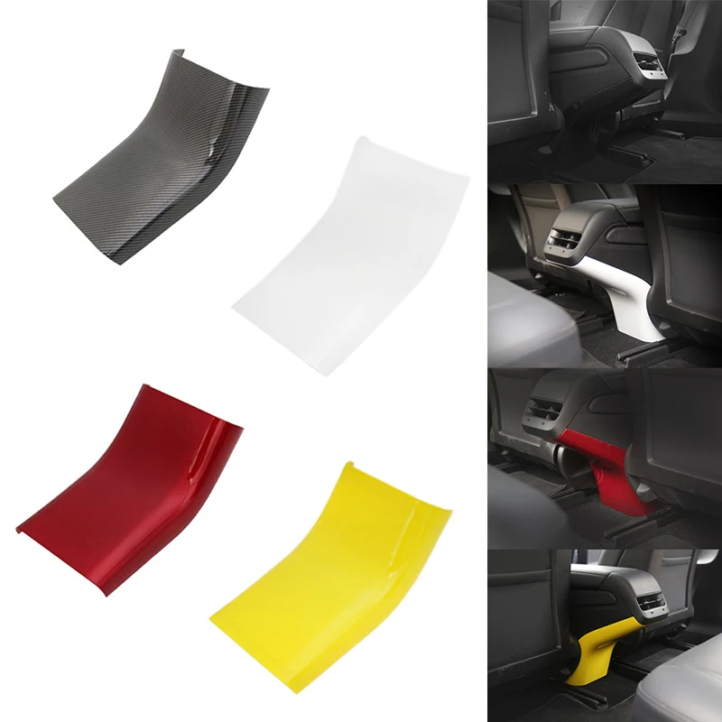 Car Rear Air Vent Outlet Lower Decorative Cover Anti-Dirty ABS Carbon Fiber Black Red Yellow White for Tesla Model 3 2017-2019
Car Rear Air Vent Outlet Lower Decorative Cover Anti-Dirty ABS Carbon Fiber Black Red Yellow White for Tesla Model 3 2017-2019
