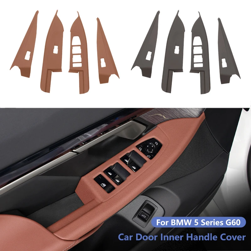 For BMW 5 Series G60 2024 2025 LHD 4PCS Car Inner Door Handle Cover Window Switch Panel Sticker For BMW 5 Series G60 Accessories
For BMW 5 Series G60 2024 2025 LHD 4PCS Car Inner Door Handle Cover Window Switch Panel Sticker For BMW 5 Series G60 Accessories