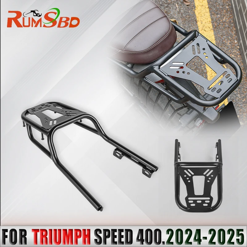 For Triumph Speed 400 Scrambler 400X 2024 2025 Motorcycle Rear Passenger Seat Cover with Luggage Rack Cushion Steel Grill
For Triumph Speed 400 Scrambler 400X 2024 2025 Motorcycle Rear Passenger Seat Cover with Luggage Rack Cushion Steel Grill