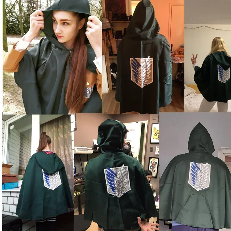 Halloween Hooded Costume Attack Giant Adult Cape Anime Cosplay Green Cardigan Costume New
Halloween Hooded Costume Attack Giant Adult Cape Anime Cosplay Green Cardigan Costume New