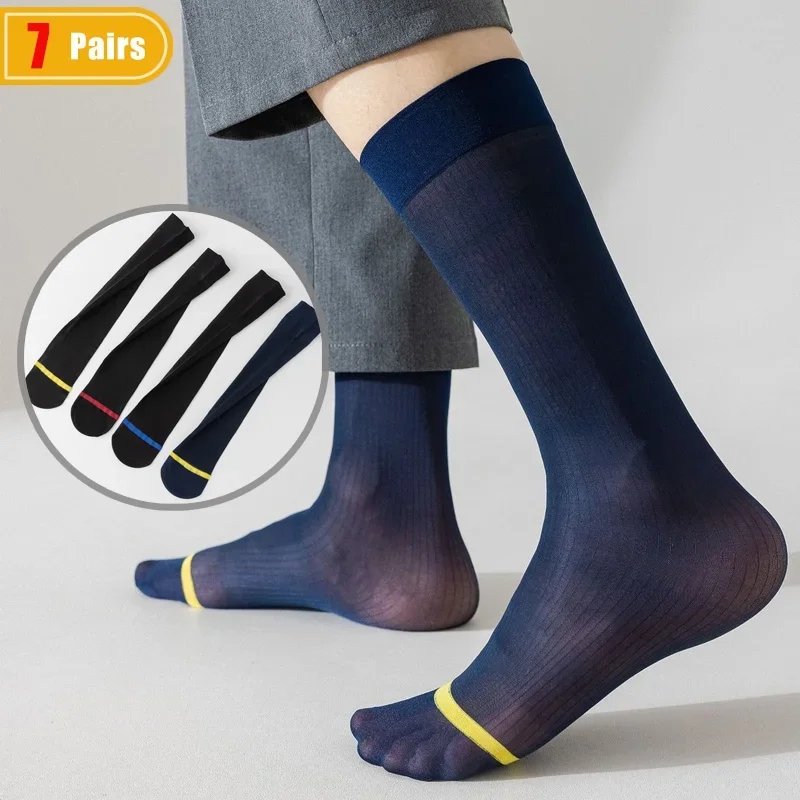 7 Pairs Nylon Short Silk Socks Man Thin Sweat-Absorbing Breathable Deodorant Business Striped Party Dress Casual Socks Summer
7 Pairs Nylon Short Silk Socks Man Thin Sweat-Absorbing Breathable Deodorant Business Striped Party Dress Casual Socks Summer