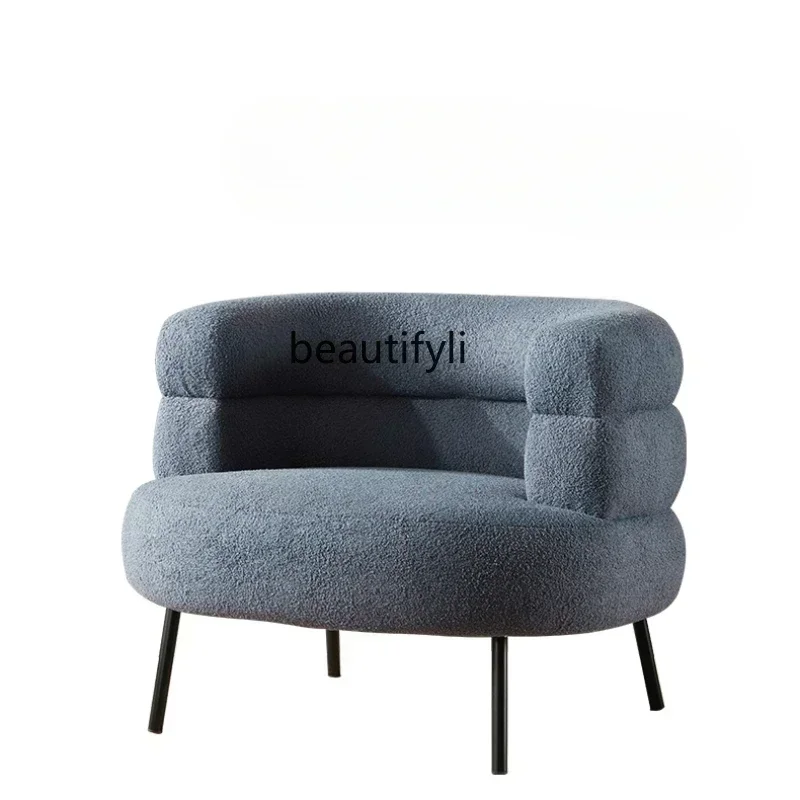 Nordic living room bedroom, lamb wool sofa, medieval reading leisure chair, retro single sofa
Nordic living room bedroom, lamb wool sofa, medieval reading leisure chair, retro single sofa