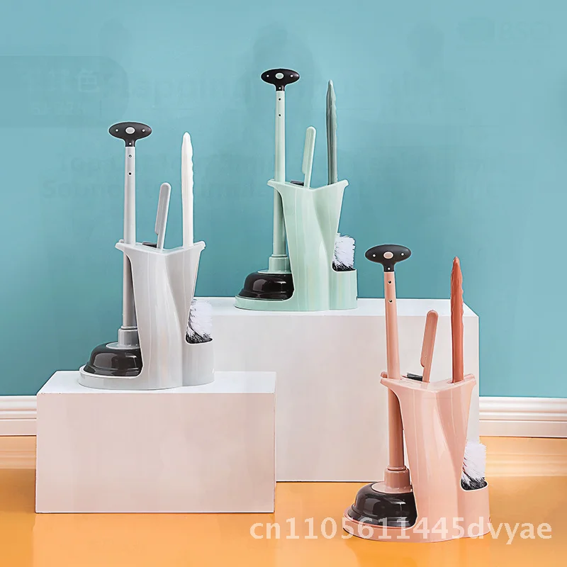 Многофункциональный набор для прочистки унитаза: вантуз и щетка с присоской, очиститель труб для унитаза в один этап, зеленый/серый/розовый, пластиковый, из трех предметов
Многофункциональный набор для прочистки унитаза: вантуз и щетка с присоской, очиститель труб для унитаза в один этап, зеленый/серый/розовый, пластиковый, из трех предметов