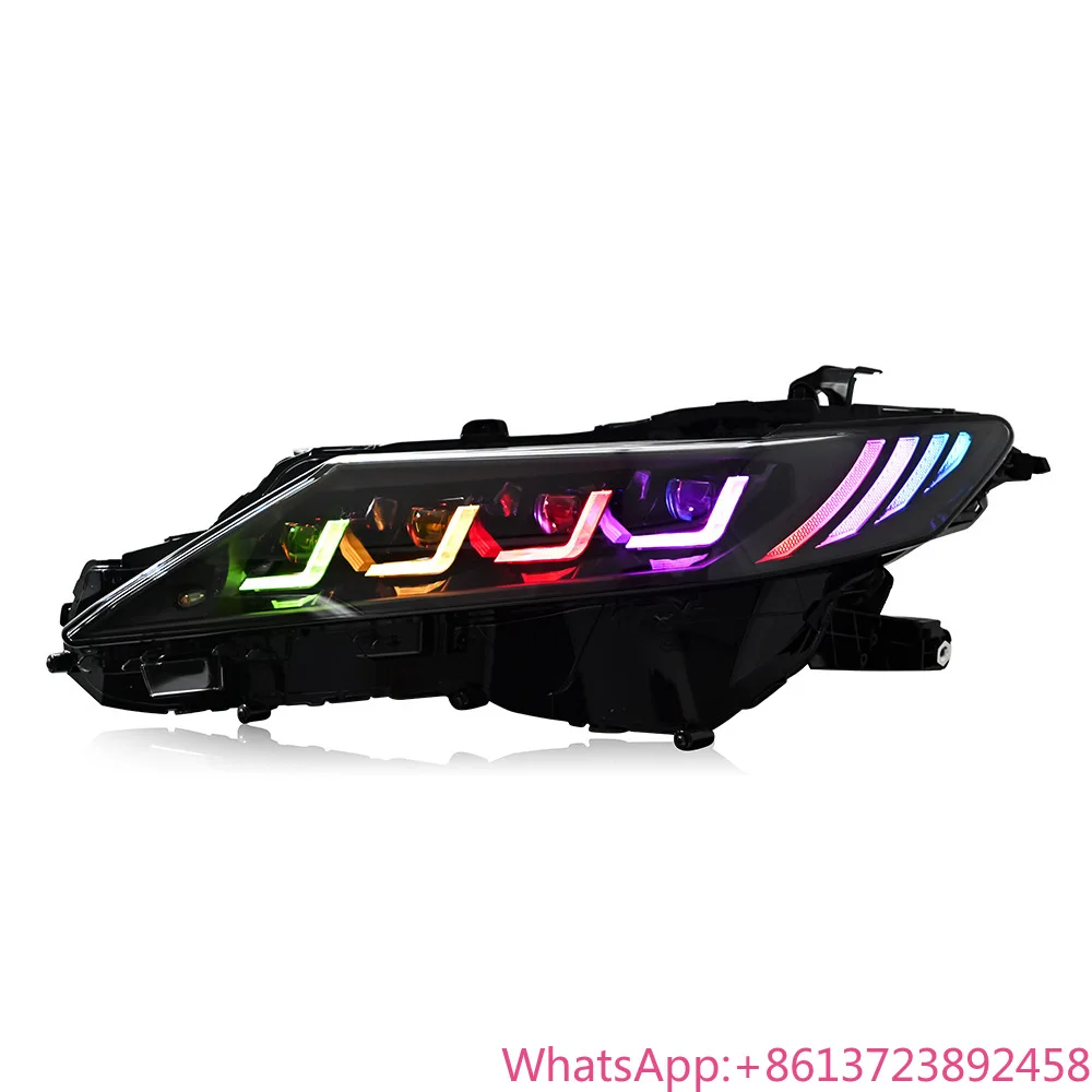 Dkmotion RGB Style Led Headlight for Toyota Camry 2018-2023 Sedan Head Lamp APP Control Quad Beam Front Light
Dkmotion RGB Style Led Headlight for Toyota Camry 2018-2023 Sedan Head Lamp APP Control Quad Beam Front Light