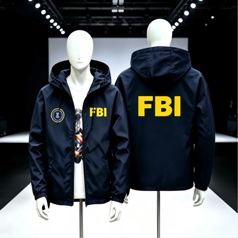 A men's lightweight summer hooded jacket with a letter pattern design It is a windproof water-resistant and stylish casual coat.
A men's lightweight summer hooded jacket with a letter pattern design It is a windproof water-resistant and stylish casual coat.