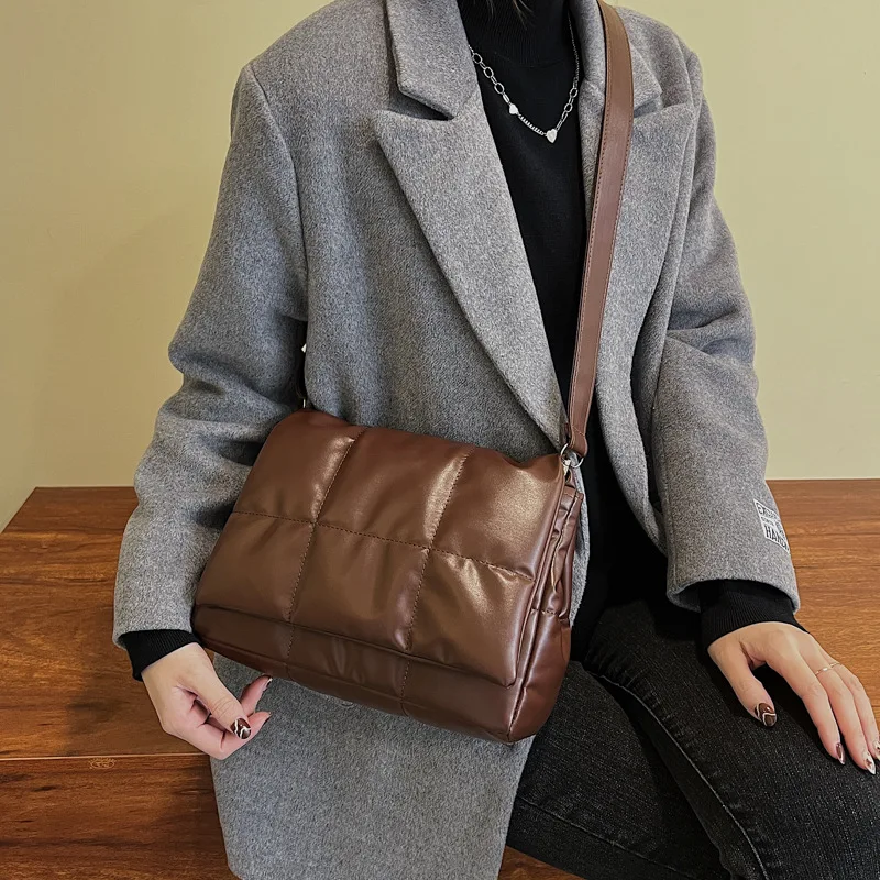 Fashion Women's Shoulder Bag Large Capacity Ladies Tote Purse Handbags PU Leather Female Crossbody Bag College Girls Book Bag
Fashion Women's Shoulder Bag Large Capacity Ladies Tote Purse Handbags PU Leather Female Crossbody Bag College Girls Book Bag