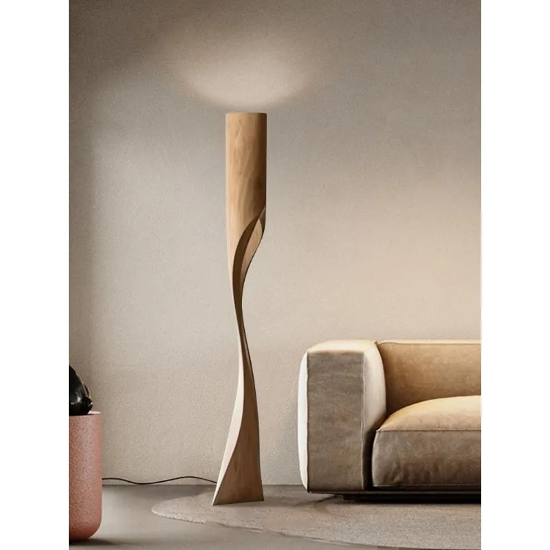Solid wood production creative modeling floor lamp designer style with living room floor lamp sofa corner decoration
Solid wood production creative modeling floor lamp designer style with living room floor lamp sofa corner decoration