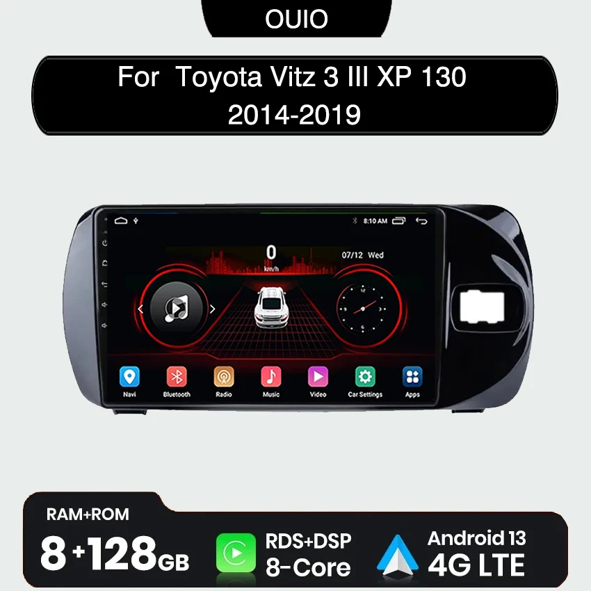 4G Android 13 Radio For Toyota Vitz 3 XP130 2014 2015 2016 2017-2019 Car stereo Multimedia Player Carplay Auto GPS 2DIN NO DVD
4G Android 13 Radio For Toyota Vitz 3 XP130 2014 2015 2016 2017-2019 Car stereo Multimedia Player Carplay Auto GPS 2DIN NO DVD