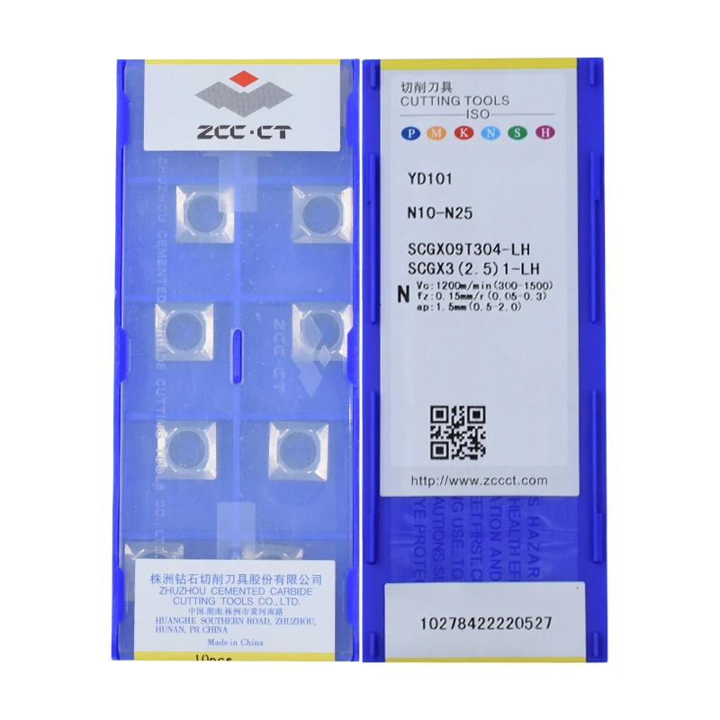 Original ZCCCT turning tool SCGX09T304-LH YD101 carbide insert for CNC cutting Tools
Original ZCCCT turning tool SCGX09T304-LH YD101 carbide insert for CNC cutting Tools
