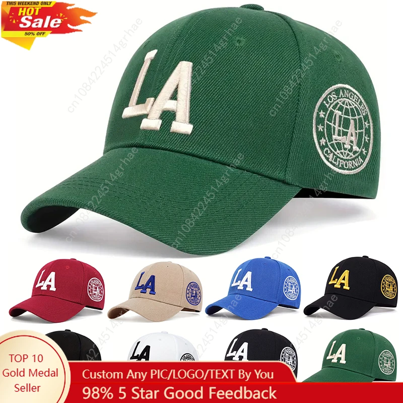 Unisex LA Letter Embroidery Baseball Caps Spring and Autumn Outdoor Adjustable Casual Hats Sunscreen Hat Sports Golf Cap
Unisex LA Letter Embroidery Baseball Caps Spring and Autumn Outdoor Adjustable Casual Hats Sunscreen Hat Sports Golf Cap
