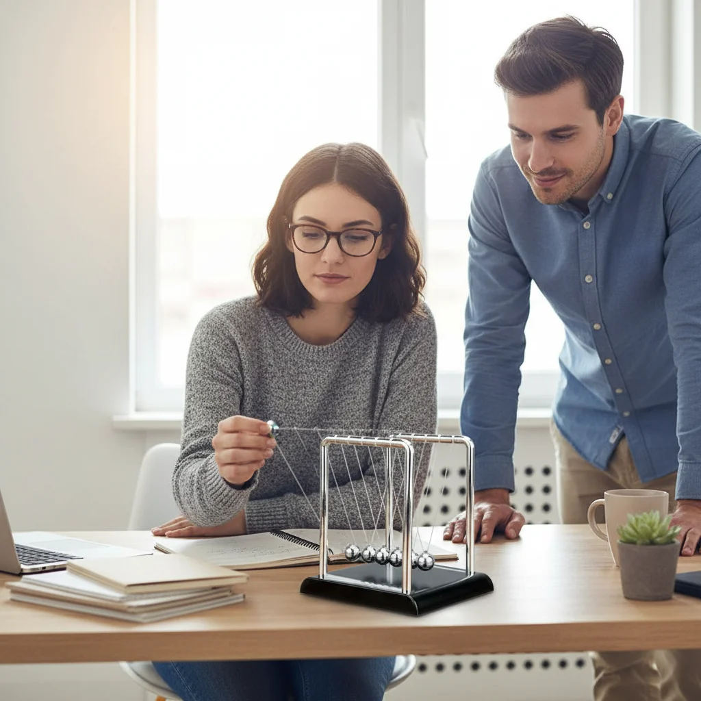Perpetual Motion Collision Balls Toy 9/14/18cm Alloy Square Newton Cradle Stress Relief Desktop Decor Student School Gift
Perpetual Motion Collision Balls Toy 9/14/18cm Alloy Square Newton Cradle Stress Relief Desktop Decor Student School Gift