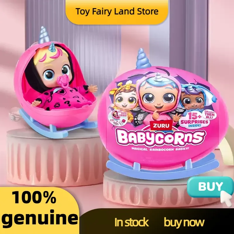 Zuru Babycorns Rainbocorn Babies Magical Series Blind Box Fashion Unicorn Toy with Cute Cribs Educational Gift for Little Girls
Zuru Babycorns Rainbocorn Babies Magical Series Blind Box Fashion Unicorn Toy with Cute Cribs Educational Gift for Little Girls