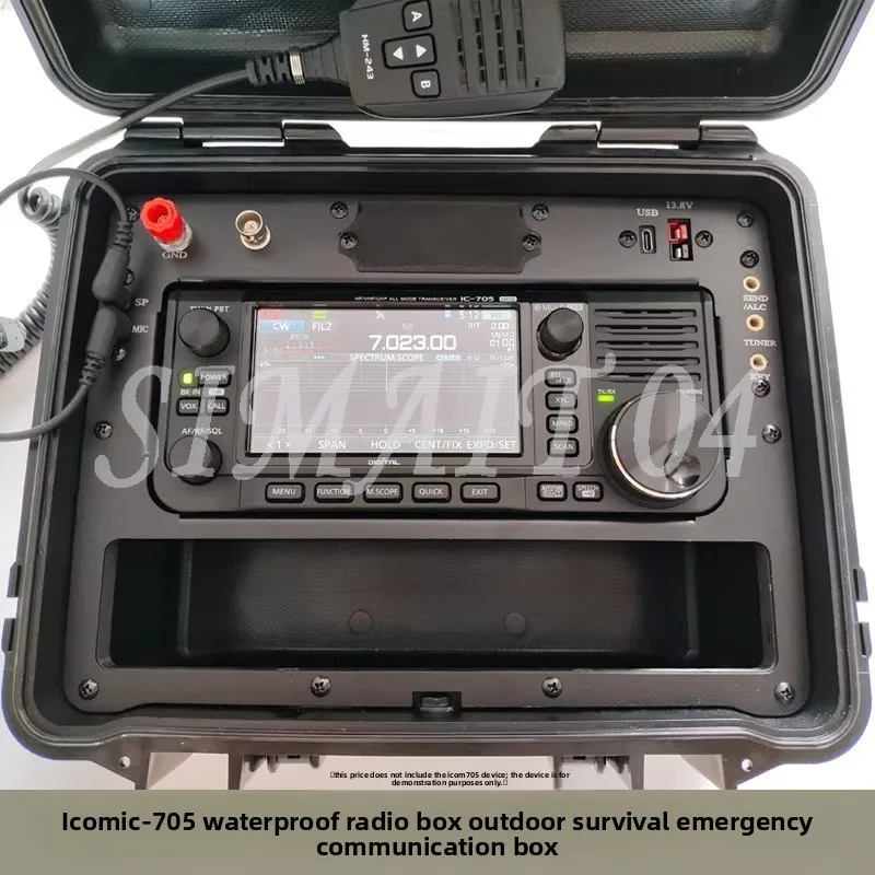 Радиоприемник ICOM IC-705, для выживания на природе, для экстренной связи при стихийных бедствиях, водонепроницаемый корпус + металлическая панель
Радиоприемник ICOM IC-705, для выживания на природе, для экстренной связи при стихийных бедствиях, водонепроницаемый корпус + металлическая панель