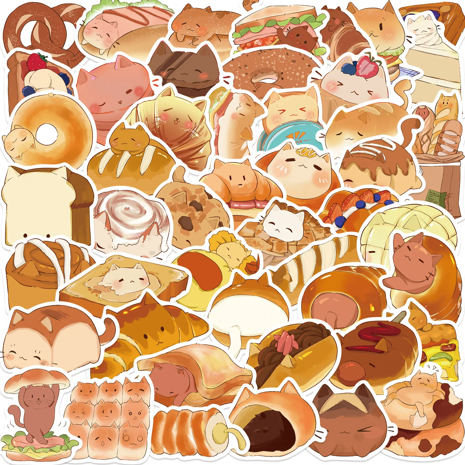 50 шт. забавные эстетические наклейки с изображением хлеба и кота для ноутбука, багажа, гитары, скейтборда, виниловые наклейки, водостойкая наклейка с граффити
50 шт. забавные эстетические наклейки с изображением хлеба и кота для ноутбука, багажа, гитары, скейтборда, виниловые наклейки, водостойкая наклейка с граффити