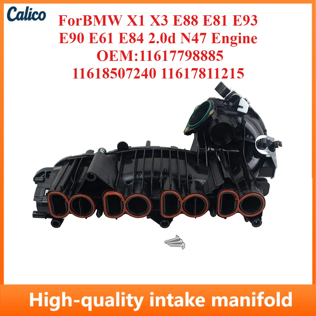 Hot Selling ForBMW X1 X3 E88 E81 E93 E90 E61 E84 2.0d N47 Engine Intake Manifold, OEM:11617798885 11618507240 11617811215
Hot Selling ForBMW X1 X3 E88 E81 E93 E90 E61 E84 2.0d N47 Engine Intake Manifold, OEM:11617798885 11618507240 11617811215