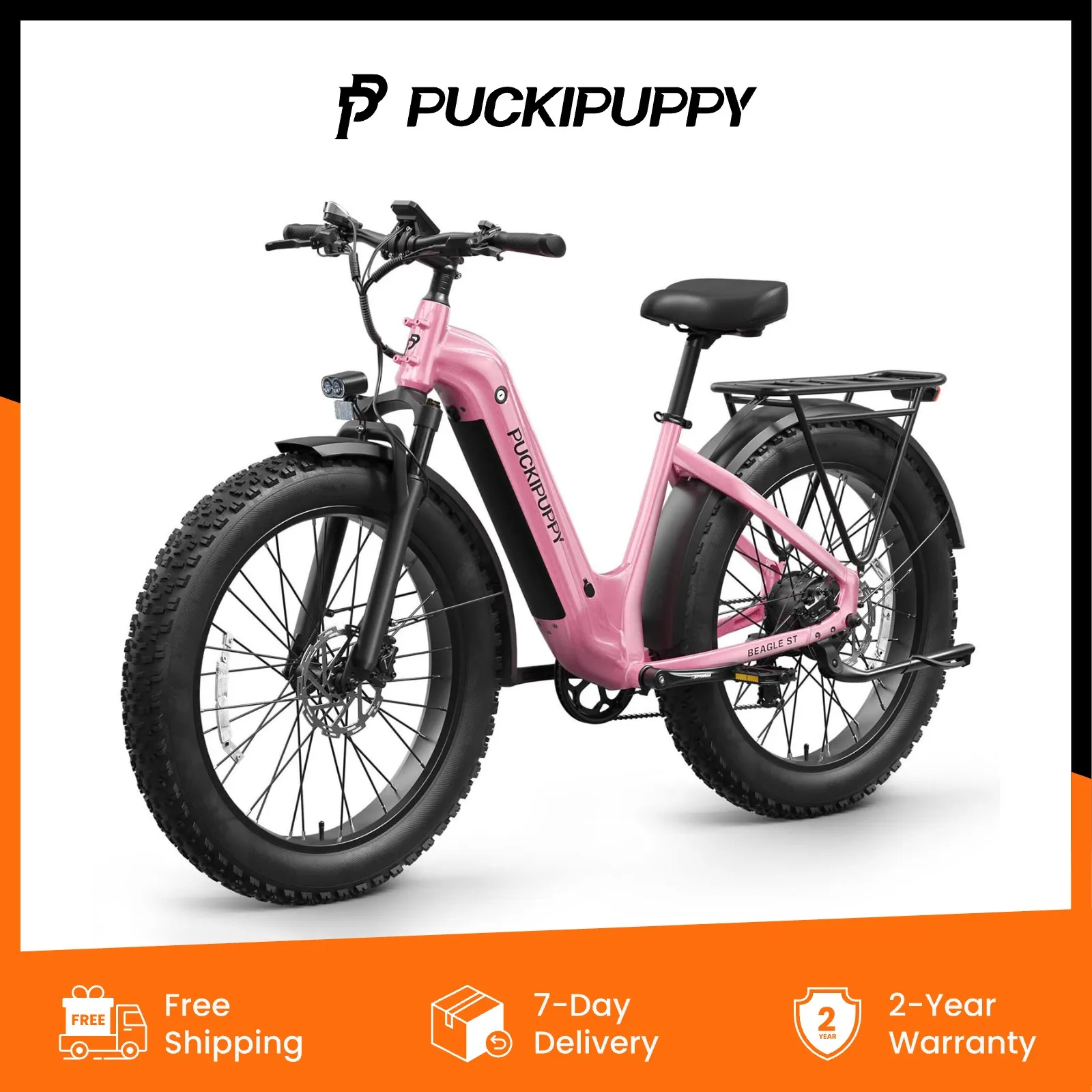 PUCKIPUPPY Электрический велосипед для взрослых, 960 Вт, 48 В, 15 Ач, макс. 28 миль в час, внедорожный электровелосипед, 26 дюймов, электрический горный охотничий велосипед с толстыми шинами 
PUCKIPUPPY Электрический велосипед для взрослых, 960 Вт, 48 В, 15 Ач, макс. 28 миль в час, внедорожный электровелосипед, 26 дюймов, электрический горный охотничий велосипед с толстыми шинами