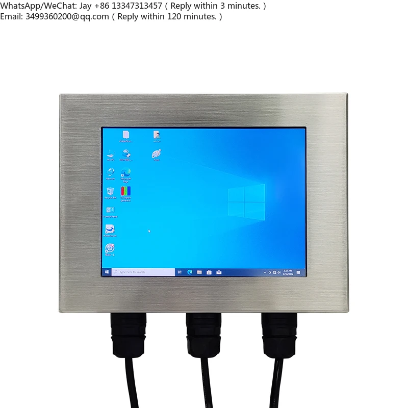 8 Inch Full IP67 Stainless Steel Resistive Touch Monitor 1000 Nits Sunlight Readable LCD Monitor with Optical Bonding
8 Inch Full IP67 Stainless Steel Resistive Touch Monitor 1000 Nits Sunlight Readable LCD Monitor with Optical Bonding