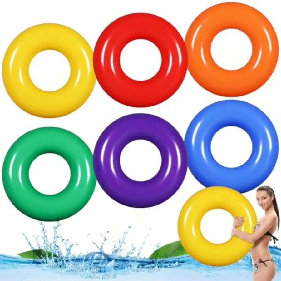 6 Pcs Inflatable Pool Float Bulk Swim Tube For Adult Swimming Ring Pool Floaties For Beach Summer Lake Beach Hawaiian Vaion Party Detion 35 Inchesaron Color, Beach Essentials, Pool Float
6 Pcs Inflatable Pool Float Bulk Swim Tube For Adult Swimming Ring Pool Floaties For Beach Summer Lake Beach Hawaiian Vaion Party Detion 35 Inchesaron Color, Beach Essentials, Pool Float