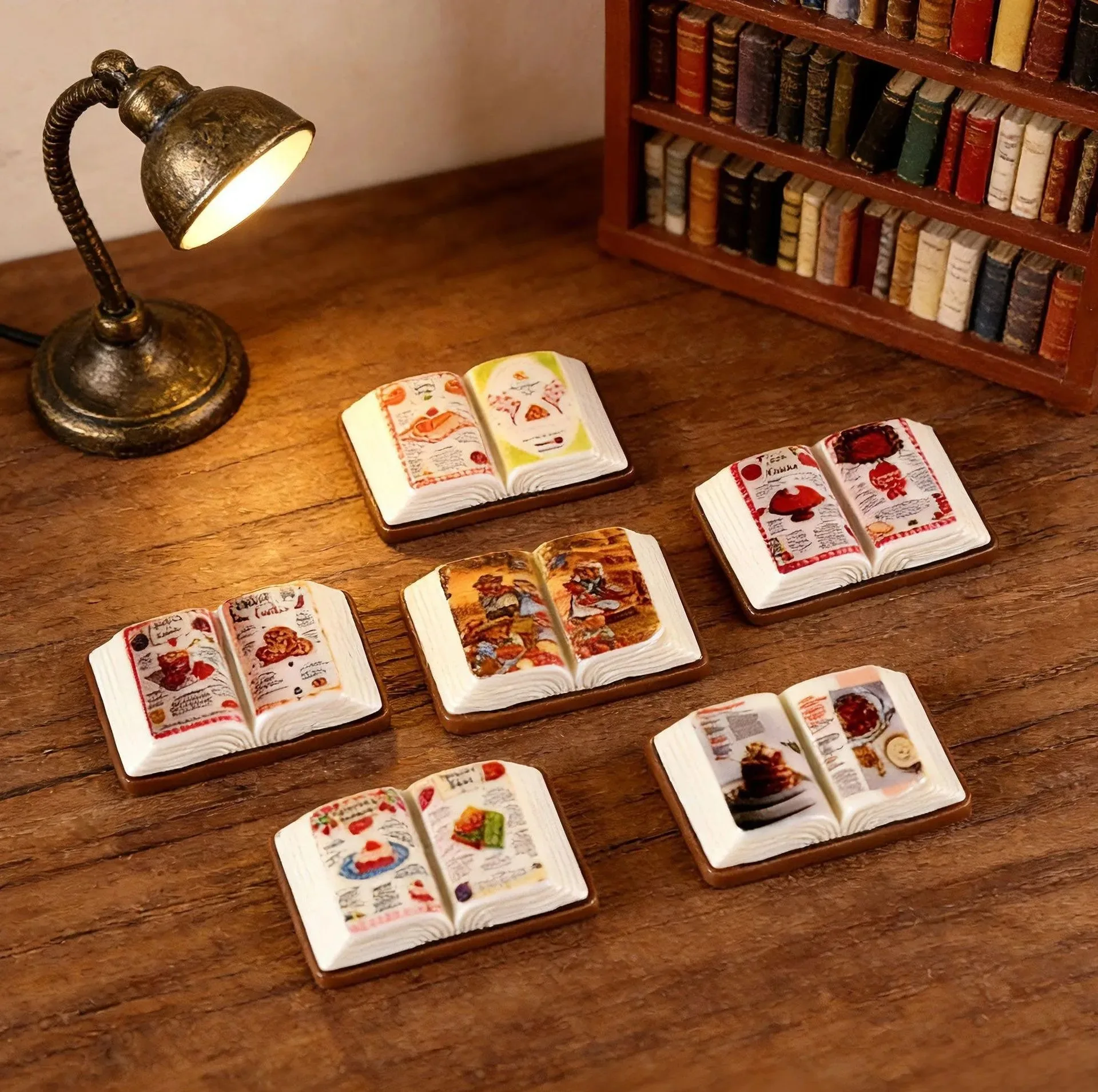 10pcs Bakery baking book/miniature simulation food play resin accessories handmade butter glue scene decoration
10pcs Bakery baking book/miniature simulation food play resin accessories handmade butter glue scene decoration