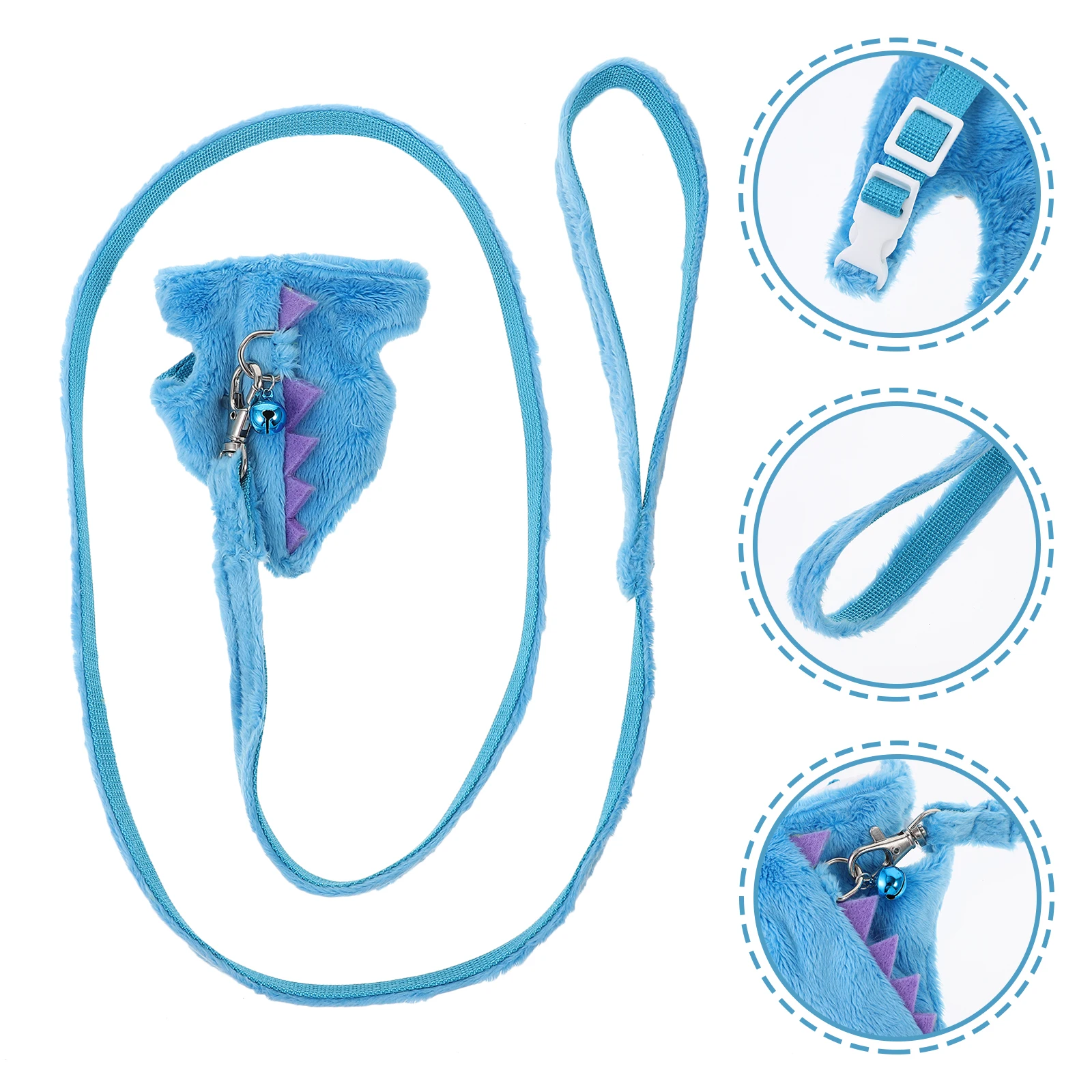 Pet Harness Leash Lightweight Durable Small Pets Traction Rope Ferret Vest Cartoon Design Wear resistant Adjustable
Pet Harness Leash Lightweight Durable Small Pets Traction Rope Ferret Vest Cartoon Design Wear resistant Adjustable
