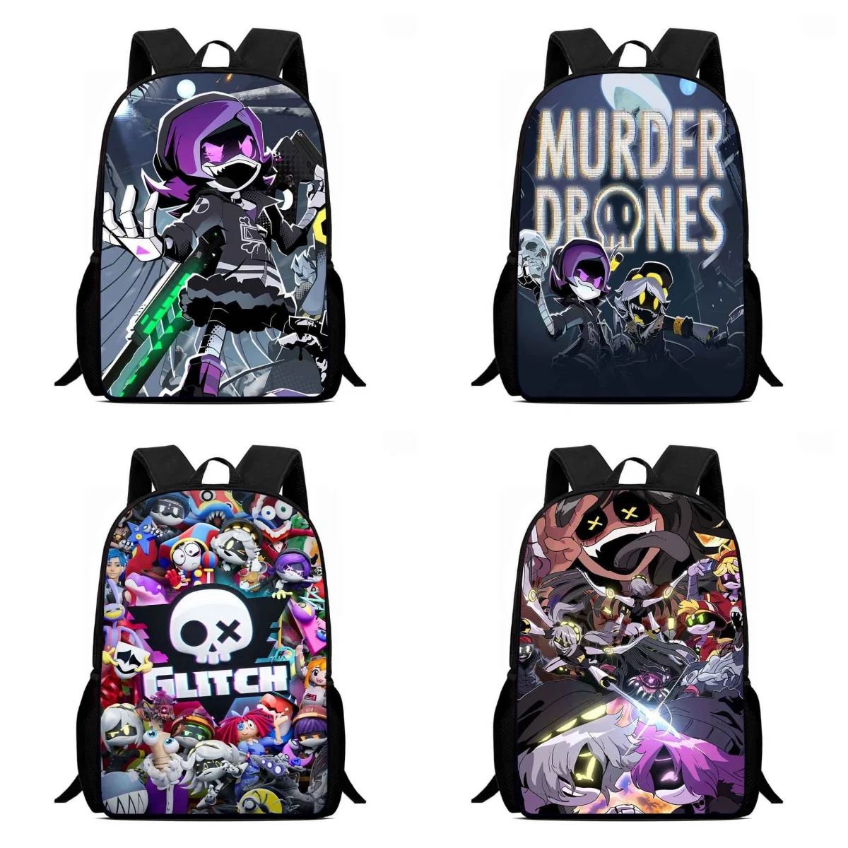 Murder Drones Backpack for Kids Teens Boys Girls Students School Bag Lightweight Large Capacity Cartoon Print Mochila Fans Gift
Murder Drones Backpack for Kids Teens Boys Girls Students School Bag Lightweight Large Capacity Cartoon Print Mochila Fans Gift