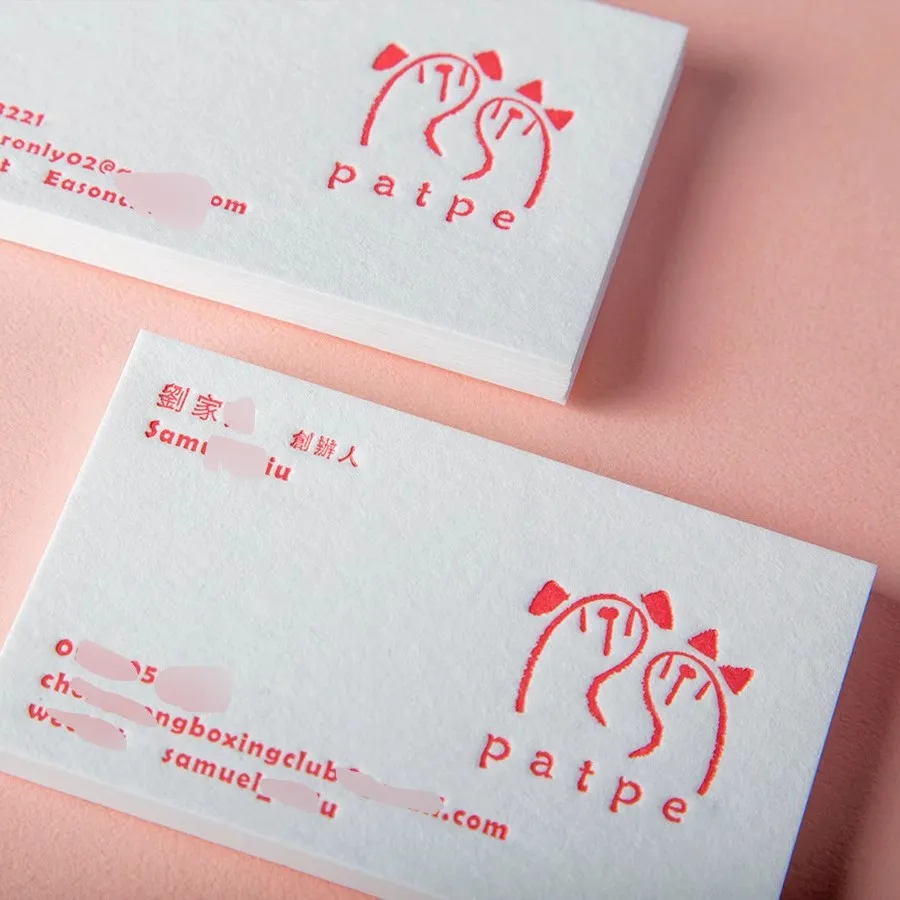 High Grade Cotton Paper Business Card Printing Letterpress Thick Upscale
High Grade Cotton Paper Business Card Printing Letterpress Thick Upscale