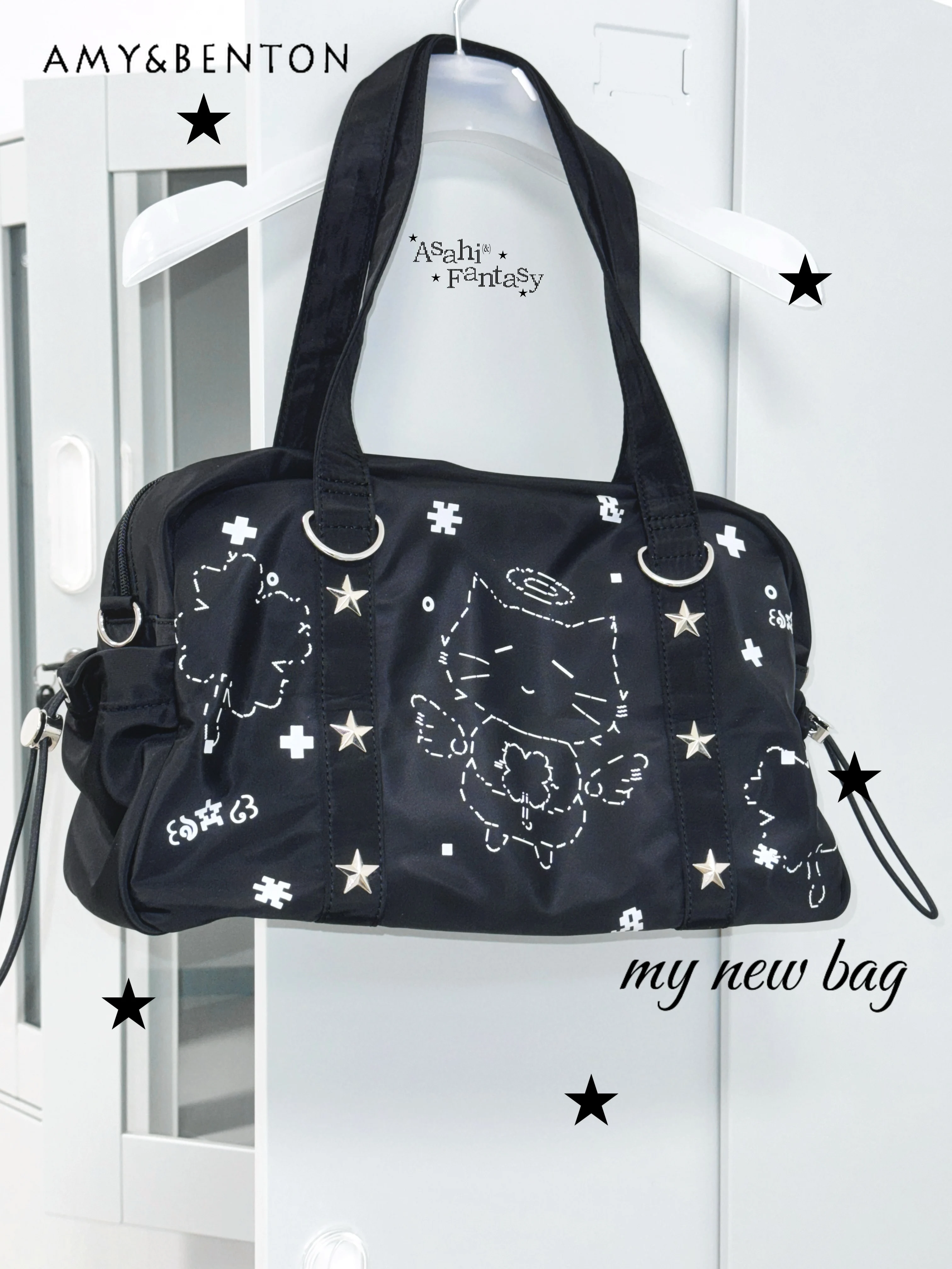 Preppy Style Jk Uniform Handbag Two-dimensional Animation Printing Fashion Shoulder Bag Versatile Large Capacity Messenger Bag
Preppy Style Jk Uniform Handbag Two-dimensional Animation Printing Fashion Shoulder Bag Versatile Large Capacity Messenger Bag