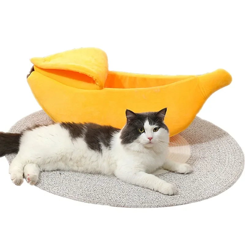 Banana Cat Bed House Funny Cute Cozy Cat Mat Beds Winter Warm Durable Portable Pet Basket Kennel Dog Cushion Cat Supplies
Banana Cat Bed House Funny Cute Cozy Cat Mat Beds Winter Warm Durable Portable Pet Basket Kennel Dog Cushion Cat Supplies