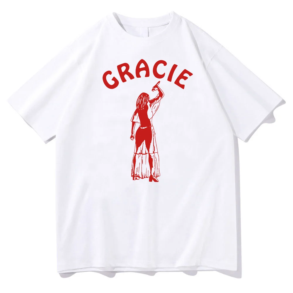 Футболка с иллюстрацией Gracie Abrams, подарки для фанатов, футболки в стиле хип-хоп, новинка, футболка с короткими рукавами и графическим рисунком, хлопковые футболки унисекс
Футболка с иллюстрацией Gracie Abrams, подарки для фанатов, футболки в стиле хип-хоп, новинка, футболка с короткими рукавами и графическим рисунком, хлопковые футболки унисекс