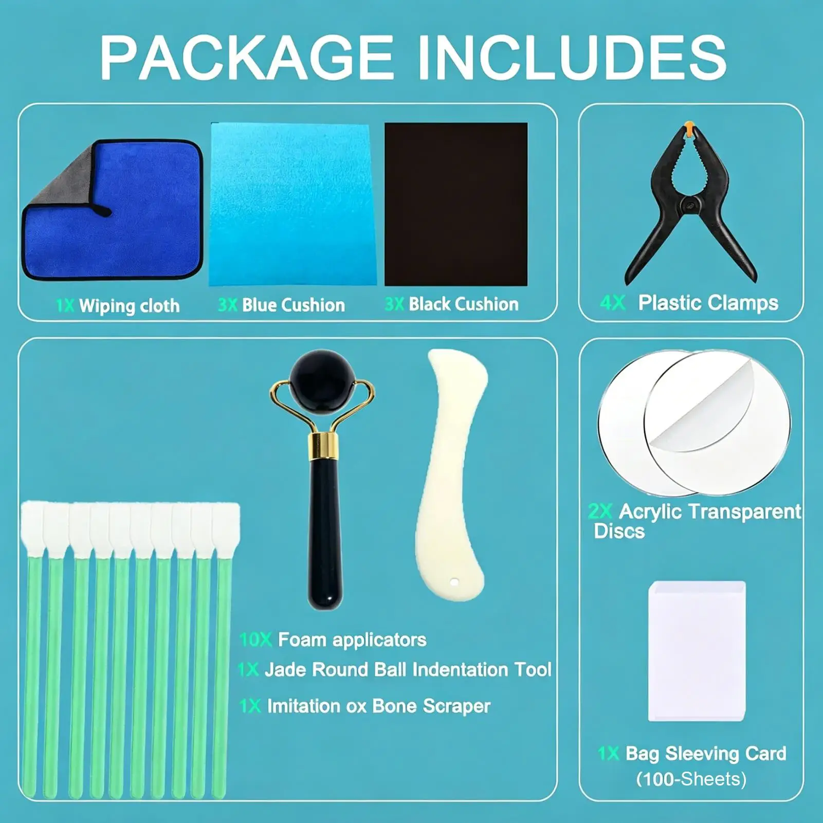 Card Restoration Kit 28 Pieces Flattening Grading Care Tool Card Polishing Kit For Home Offices Sports Collector Trade Show
Card Restoration Kit 28 Pieces Flattening Grading Care Tool Card Polishing Kit For Home Offices Sports Collector Trade Show