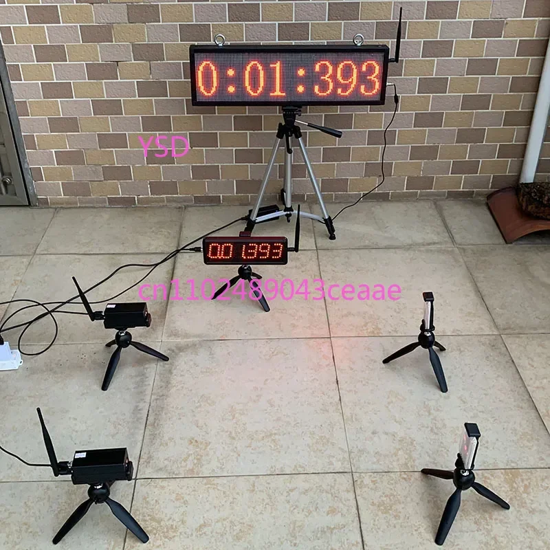 Беспроводной лазерный таймер с пультом для гонок, военной подготовки, спринта, физических упражнений с большим экраном и синхронным отображением
Беспроводной лазерный таймер с пультом для гонок, военной подготовки, спринта, физических упражнений с большим экраном и синхронным отображением