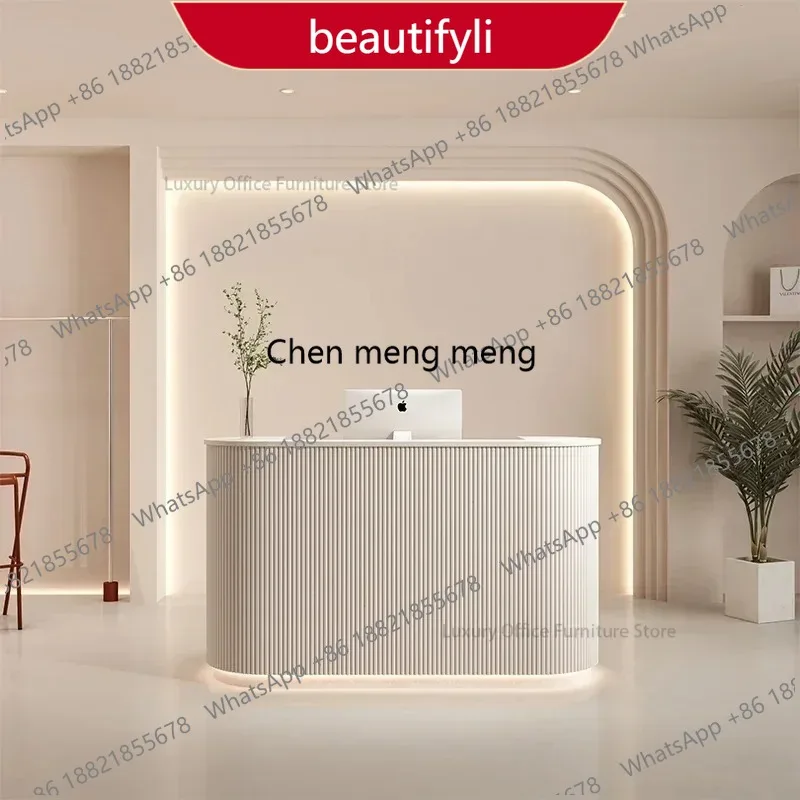 X188 Luxury Cash Register Clothing Shop Small Commercial Beauty Salons Luxury Bar Simple Modern Circular Arc Reception Desk Furn
X188 Luxury Cash Register Clothing Shop Small Commercial Beauty Salons Luxury Bar Simple Modern Circular Arc Reception Desk Furn