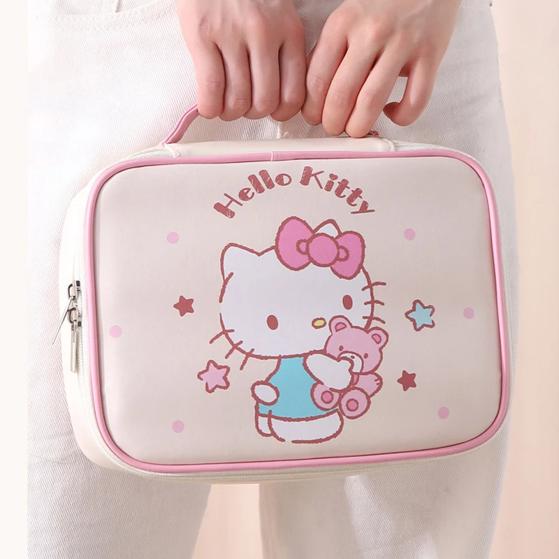 Anime Hello Kittys Cartoon Makeup Bag Sanrios Cosmetic Bag Travel Portable Storage Large Capacity My Melody Kuromi Kawaii
Anime Hello Kittys Cartoon Makeup Bag Sanrios Cosmetic Bag Travel Portable Storage Large Capacity My Melody Kuromi Kawaii