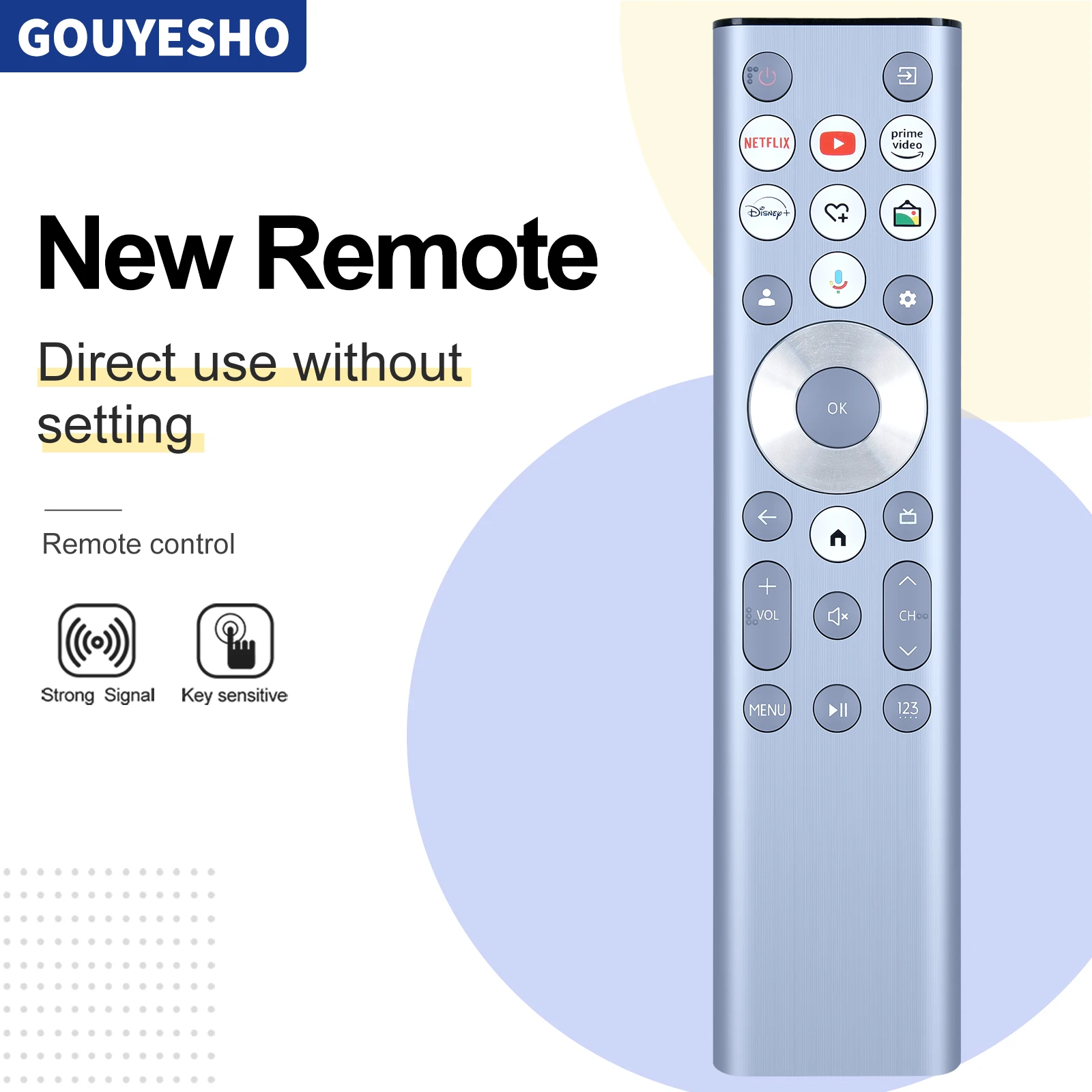 Новый ERF6G80H для Hisense Class A7 U8 Series 4K Voice TV Пульт дистанционного управления
Новый ERF6G80H для Hisense Class A7 U8 Series 4K Voice TV Пульт дистанционного управления