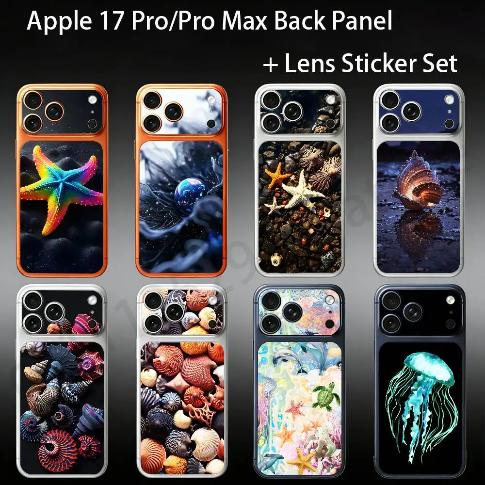 Ocean Elements Shellfish starfish For iPhone 17pro/proMax Full body Back Cover Decal Skin Colorful Rear Protective Sticker Film
Ocean Elements Shellfish starfish For iPhone 17pro/proMax Full body Back Cover Decal Skin Colorful Rear Protective Sticker Film